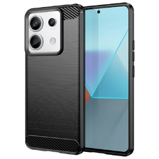  Techsuit - Karbon Szilikon - Xiaomi Redmi Note 13 Pro 5G / Poco X6 - Fekete tok