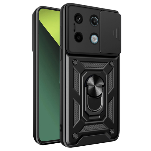 Techsuit - CamShield sorozat - Xiaomi Redmi Note 13 Pro 5G / Poco X6 - Fekete tok Techsuit - CamShield sorozat - Xiaomi Redmi Note 13 Pro 5G / Poco X6 - Fekete tok