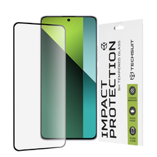  Techsuit - 111D Teljes Borítású / Teljes Ragasztású Üveg - Xiaomi Redmi Note 13 Pro 5G / Poco X6 - Fekete üvegfólia