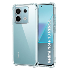  Techsuit - Ütésálló Átlátszó Szilikon - Xiaomi Redmi Note 13 Pro 5G / Poco X6 - Átlátszó tok