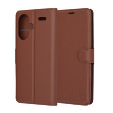  Techsuit - Bőr Tok - Xiaomi Redmi Note 13 Pro+ 5G - Barna tok