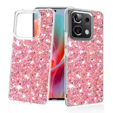  Techsuit - Csillogó Glitter - Xiaomi Redmi Note 13 Pro 5G / Poco X6 - Rózsaszín tok