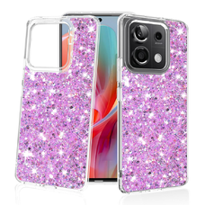  Techsuit - Csillogó Csillám - Xiaomi Redmi Note 13 Pro 5G / Poco X6 - Magenta tok