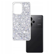  Techsuit - Csillogó Csillámpor - Xiaomi Redmi Note 13 Pro+ 5G - Fehér tok