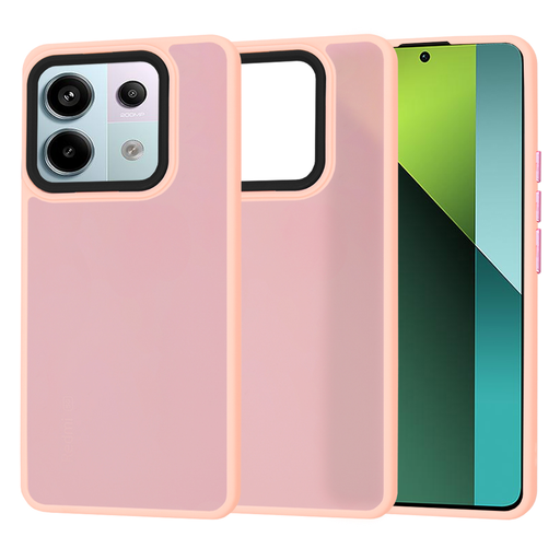 Techsuit - HaloFrost Sorozat - Xiaomi Redmi Note 13 Pro 5G / Poco X6 - Rózsaszín tok Techsuit - HaloFrost Sorozat - Xiaomi Redmi Note 13 Pro 5G / Poco X6 - Rózsaszín tok
