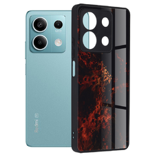  Techsuit - Glaze széria - Xiaomi Redmi Note 13 5G - Vörös Köd tok