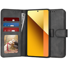  Techsuit - Naplófüzet - Xiaomi Redmi Note 13 5G - Fekete tok