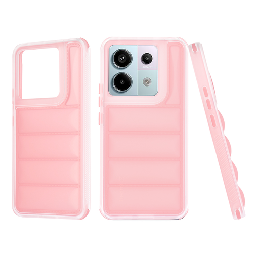 Techsuit - Hullám Pajzs - Xiaomi Redmi Note 13 Pro 5G / Poco X6 - Rózsaszín tok Techsuit - Hullám Pajzs - Xiaomi Redmi Note 13 Pro 5G / Poco X6 - Rózsaszín tok