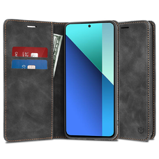  Techsuit - Kényelmes Borítás - Xiaomi Redmi Note 13 4G - Fekete tok