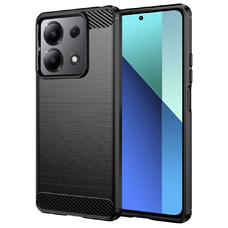  Techsuit - Karbon Szilikon - Xiaomi Redmi Note 13 4G - Fekete tok