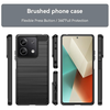  Techsuit - Karbon Szilikon - Xiaomi Redmi Note 13 4G - Fekete tok - 0. kép
