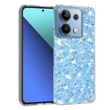  Techsuit - Csillogó Csillám - Xiaomi Redmi Note 13 4G - Kék tok