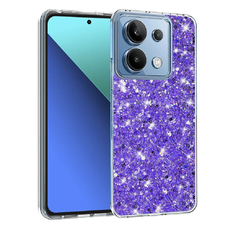  Techsuit - Csillogó Csillámpor - Xiaomi Redmi Note 13 4G - Lila tok