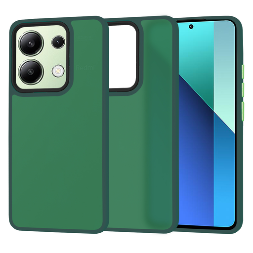 Techsuit - HaloFrost Sorozat - Xiaomi Redmi Note 13 4G - Éjféli Zöld tok Techsuit - HaloFrost Sorozat - Xiaomi Redmi Note 13 4G - Éjféli Zöld tok