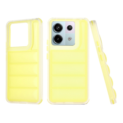 Techsuit - Hullám Pajzs - Xiaomi Redmi Note 13 Pro 5G / Poco X6 - Sárga tok Techsuit - Hullám Pajzs - Xiaomi Redmi Note 13 Pro 5G / Poco X6 - Sárga tok