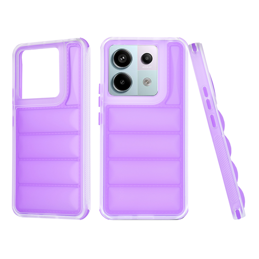 Techsuit - Hullám Pajzs - Xiaomi Redmi Note 13 Pro 5G / Poco X6 - Lila tok Techsuit - Hullám Pajzs - Xiaomi Redmi Note 13 Pro 5G / Poco X6 - Lila tok
