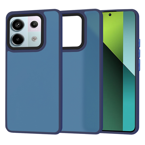  Techsuit - HaloFrost Sorozat - Xiaomi Redmi Note 13 Pro 5G / Poco X6 - Mély Kék tok