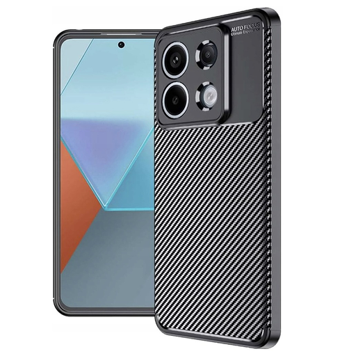 Techsuit - Karbonszálas - Xiaomi Redmi Note 13 Pro 5G / Poco X6 - Fekete tok Techsuit - Karbonszálas - Xiaomi Redmi Note 13 Pro 5G / Poco X6 - Fekete tok