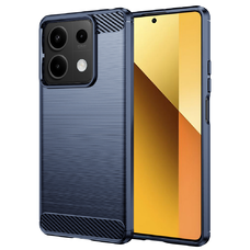  Techsuit - Szén Szilikon - Xiaomi Redmi Note 13 5G - Kék tok
