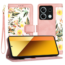  Techsuit - FlipCraft - Xiaomi Redmi Note 13 5G - Szerető Rózsaszín tok