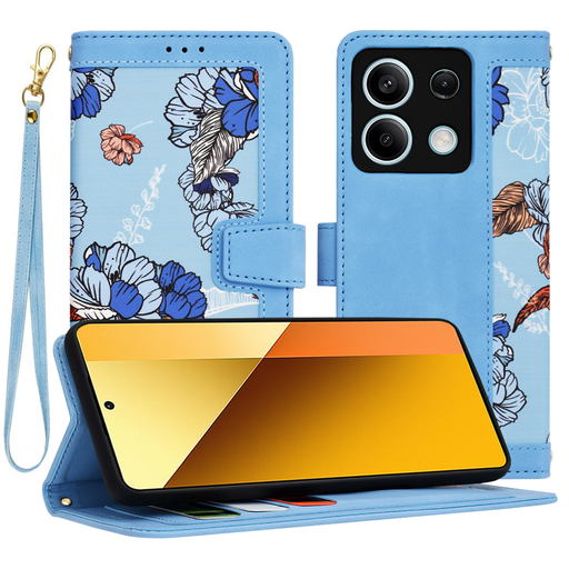 Techsuit - FlipCraft - Xiaomi Redmi Note 13 5G - Élénk Kék tok Techsuit - FlipCraft - Xiaomi Redmi Note 13 5G - Élénk Kék tok
