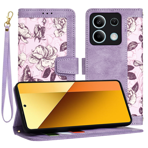 Techsuit - FlipCraft - Xiaomi Redmi Note 13 5G - Titokzatos Lila tok Techsuit - FlipCraft - Xiaomi Redmi Note 13 5G - Titokzatos Lila tok