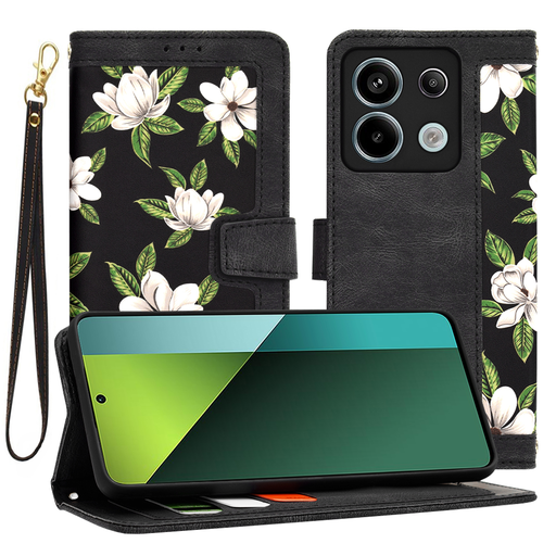 Techsuit - FlipCraft - Xiaomi Redmi Note 13 Pro 5G / Poco X6 - A hajnal virágai tok Techsuit - FlipCraft - Xiaomi Redmi Note 13 Pro 5G / Poco X6 - A hajnal virágai tok