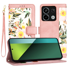  Techsuit - FlipCraft - Xiaomi Redmi Note 13 Pro 5G / Poco X6 - Szívbéli Rózsaszín tok