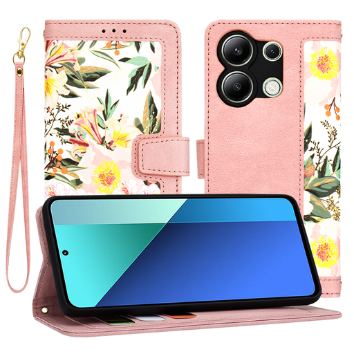 Techsuit - FlipCraft - Xiaomi Redmi Note 13 4G - Édesrózsaszín tok Techsuit - FlipCraft - Xiaomi Redmi Note 13 4G - Édesrózsaszín tok