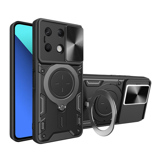 Techsuit - CamGuard Pro - Xiaomi Redmi Note 13 4G - Fekete tok Techsuit - CamGuard Pro - Xiaomi Redmi Note 13 4G - Fekete tok