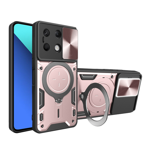 Techsuit - CamGuard Pro - Xiaomi Redmi Note 13 4G - Rózsaarany tok Techsuit - CamGuard Pro - Xiaomi Redmi Note 13 4G - Rózsaarany tok