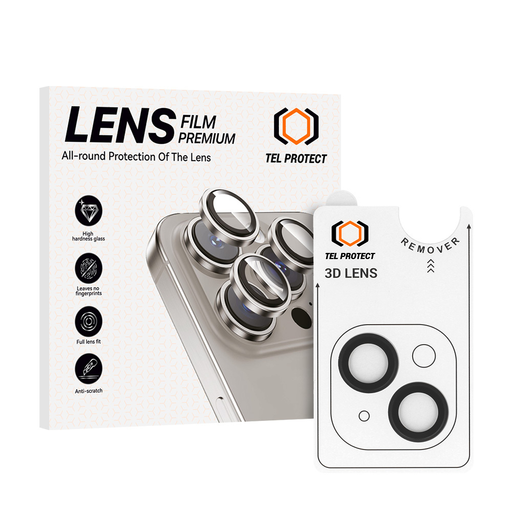 Edzett üveg Tel Protect 3D Lencsevédő iPhone 11 kamerára fekete (2 darab lencse) üvegfólia Edzett üveg Tel Protect 3D Lencsevédő iPhone 11 kamerára fekete (2 darab lencse) üvegfólia