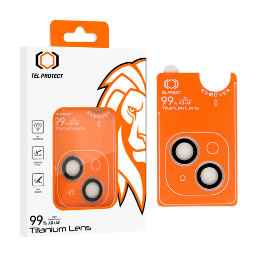 Hőkezelt üveg Tel Protect Titanium Lens 99% AR kamerára iPhone 15/15 Plus átlátszó (2 db lencsevédő) üvegfólia Hőkezelt üveg Tel Protect Titanium Lens 99% AR kamerára iPhone 15/15 Plus átlátszó (2 db lencsevédő) üvegfólia