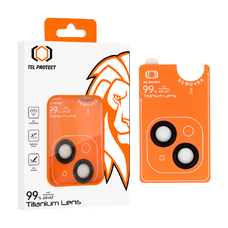 Tempered glass Tel Protect Titanium Lens 99% AR kamera üvegfólia iPhone 14/14 Plus fekete (2 db lencse)