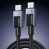USB-C 2.0 -ról USB-C 2.0-ra Ugreen L524 PD 3A 3m kábel (szürke) - 1. kép