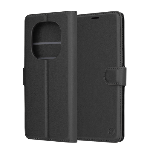 Techsuit - Bőr Tok - Xiaomi Redmi Note 14 Pro 4G / Poco F7 - Fekete tok Techsuit - Bőr Tok - Xiaomi Redmi Note 14 Pro 4G / Poco F7 - Fekete tok