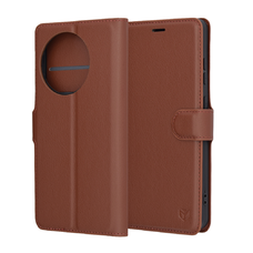  Techsuit - Bőr Tok - OnePlus 13R - Barna tok
