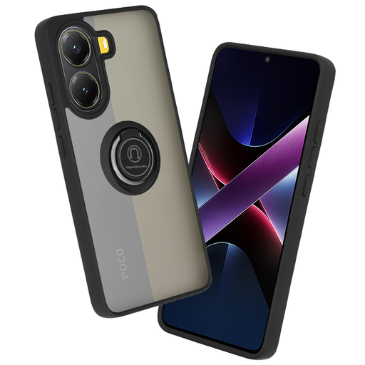 Techsuit - Glinth - Xiaomi Poco X7 Pro - Fekete tok Techsuit - Glinth - Xiaomi Poco X7 Pro - Fekete tok