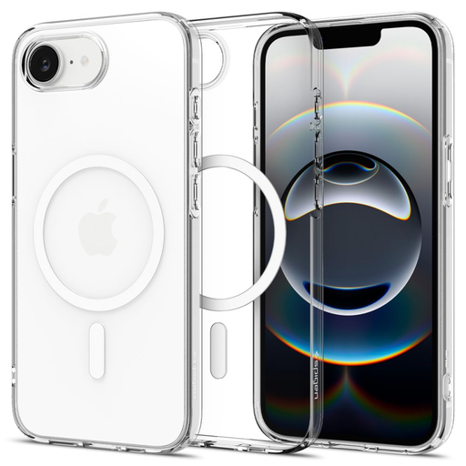 iPhone 16e Spigen Liquid Crystal Mag Magsafe tok Átlátszó iPhone 16e Spigen Liquid Crystal Mag Magsafe tok Átlátszó