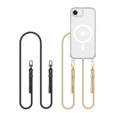 iPhone 16e - Tech-védő Flexair Lánc Magsafe Fekete és Taupe tok