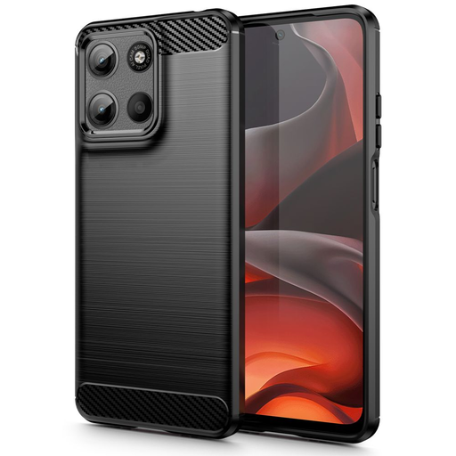 Tech-protect Tpucarbon Motorola Moto G15 / G15 Power Fekete tok Tech-protect Tpucarbon Motorola Moto G15 / G15 Power Fekete tok