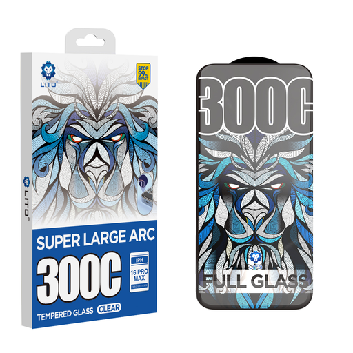 Lito - D+ Max 300C - iPhone 16 - Átlátszó üvegfólia Lito - D+ Max 300C - iPhone 16 - Átlátszó üvegfólia