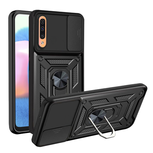 Techsuit - CamShield Series - Samsung Galaxy A30s / A50 / A50s - Fekete tok Techsuit - CamShield Series - Samsung Galaxy A30s / A50 / A50s - Fekete tok