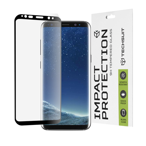 Techsuit - 111D Teljes Borítású / Teljes Ragasztású Üveg / 3D Hajlított Kijelző - Samsung Galaxy S8 - Fekete üvegfólia Techsuit - 111D Teljes Borítású / Teljes Ragasztású Üveg / 3D Hajlított Kijelző - Samsung Galaxy S8 - Fekete üvegfólia