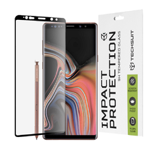  Techsuit - 111D Teljes Borítású / Teljes Ragasztású Üveg / 3D Ívelt Képernyő - Samsung Galaxy Note 9 - Fekete üvegfólia