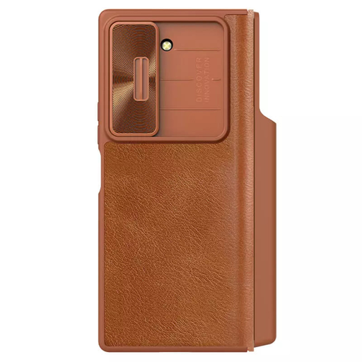 Nillkin - Qin Pro bőrtok - Samsung Galaxy Z Fold6 - Barna tok Nillkin - Qin Pro bőrtok - Samsung Galaxy Z Fold6 - Barna tok