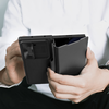  Nillkin - Qin Pro bőrtok - Samsung Galaxy Z Fold6 - Barna tok - 4. kép