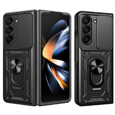  Techsuit - CamShield Sorozat - Samsung Galaxy Z Fold5 - Fekete tok