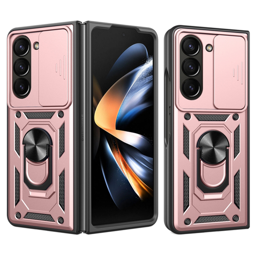 Techsuit - CamShield sorozat - Samsung Galaxy Z Fold5 - Rózsaarany tok Techsuit - CamShield sorozat - Samsung Galaxy Z Fold5 - Rózsaarany tok