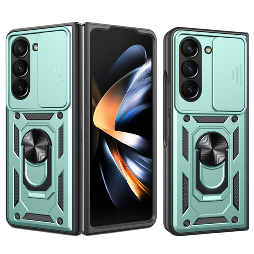 Techsuit - CamShield sorozat - Samsung Galaxy Z Fold5 - Zöld tok Techsuit - CamShield sorozat - Samsung Galaxy Z Fold5 - Zöld tok